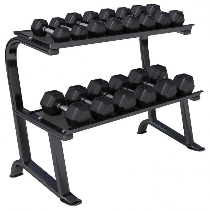 gyronetics-e-series-hexagon-kurzhantel-set-237-kg-mit-ablage-gummi image 1