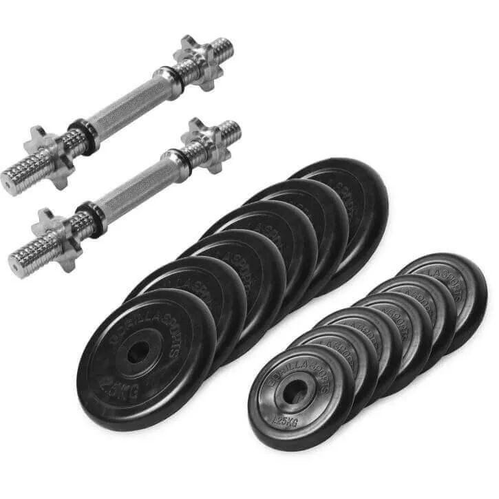 gyronetics-e-series-kurzhantel-set-gummi-27-5-kg image 1