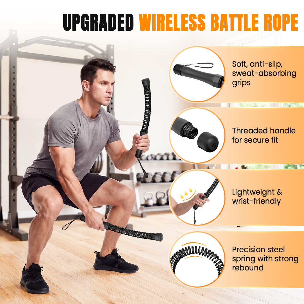 relife-resistance-bands-battle-rope-trainingsseil-schwarz image 2