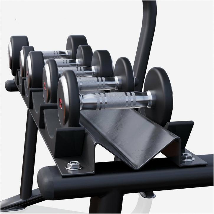 gyronetics-e-series-kurzhantel-set-gummi-90-kg-mit-ablage image 8