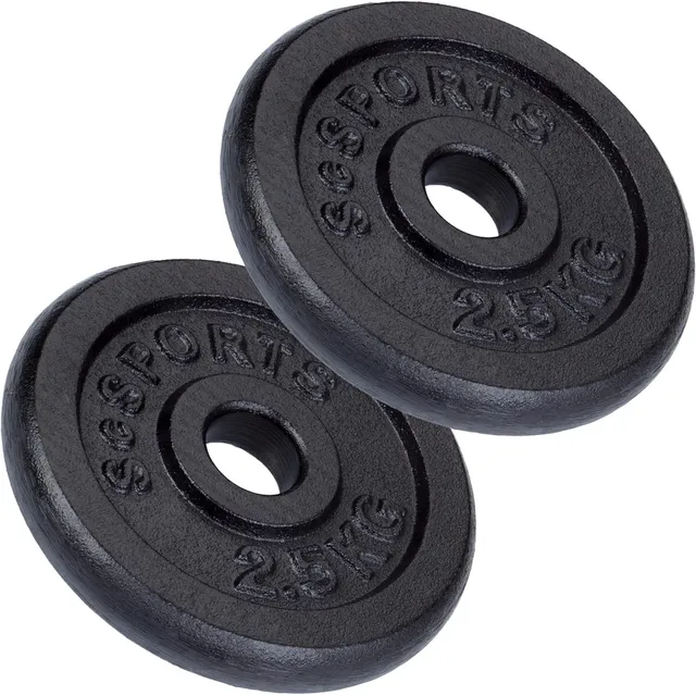 scsports-krafttraining-hantelscheiben-set-gusseisen-2-kg image 1