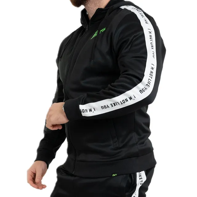 zec-vibes-zipped-hoodie-herren-polyester-black image 1