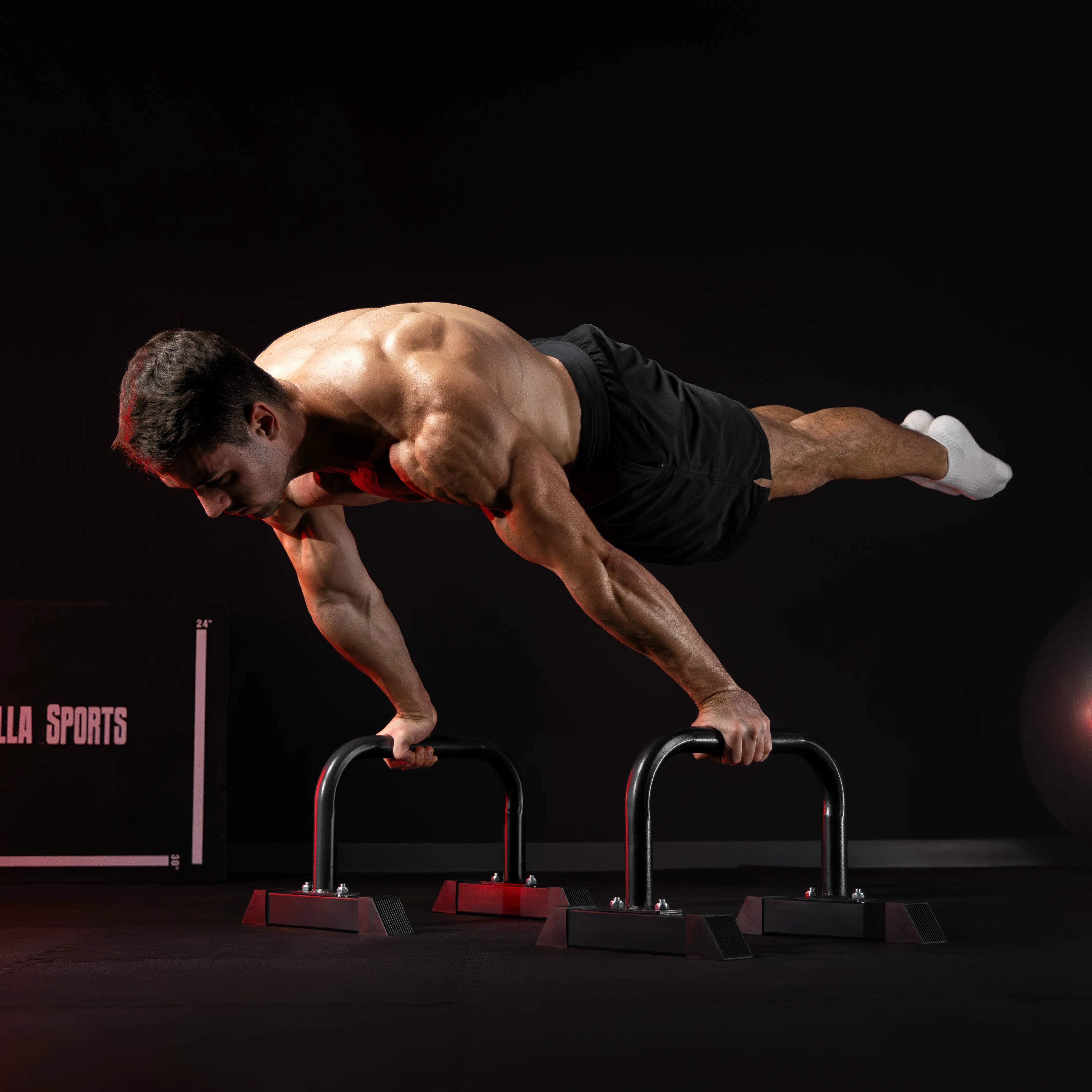 gyronetics-e-series-parallettes-liegest-tzgriffe-2er-set-30cm-schwarz-100kg image 2