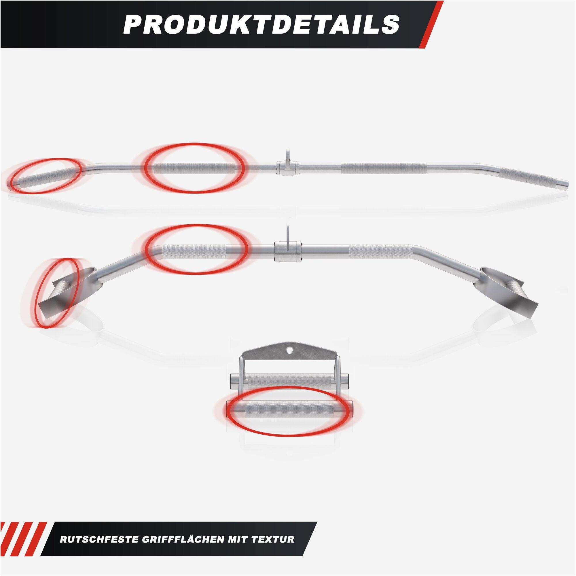 gyronetics-e-series-rudergriff-set-chrom-3-teilig image 5