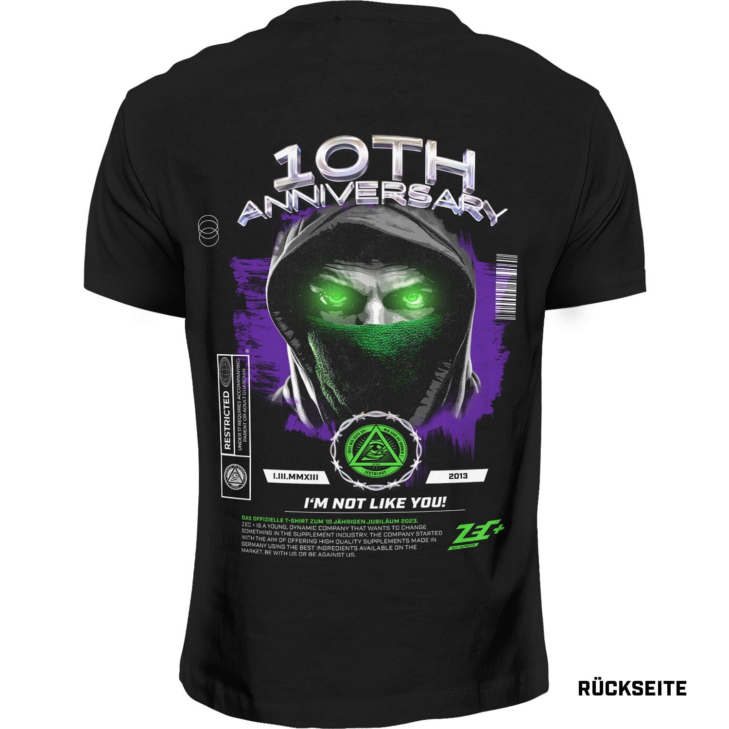 zec-anniversary-shirt-herren-t-shirt-baumwolle-10-jahre image 2