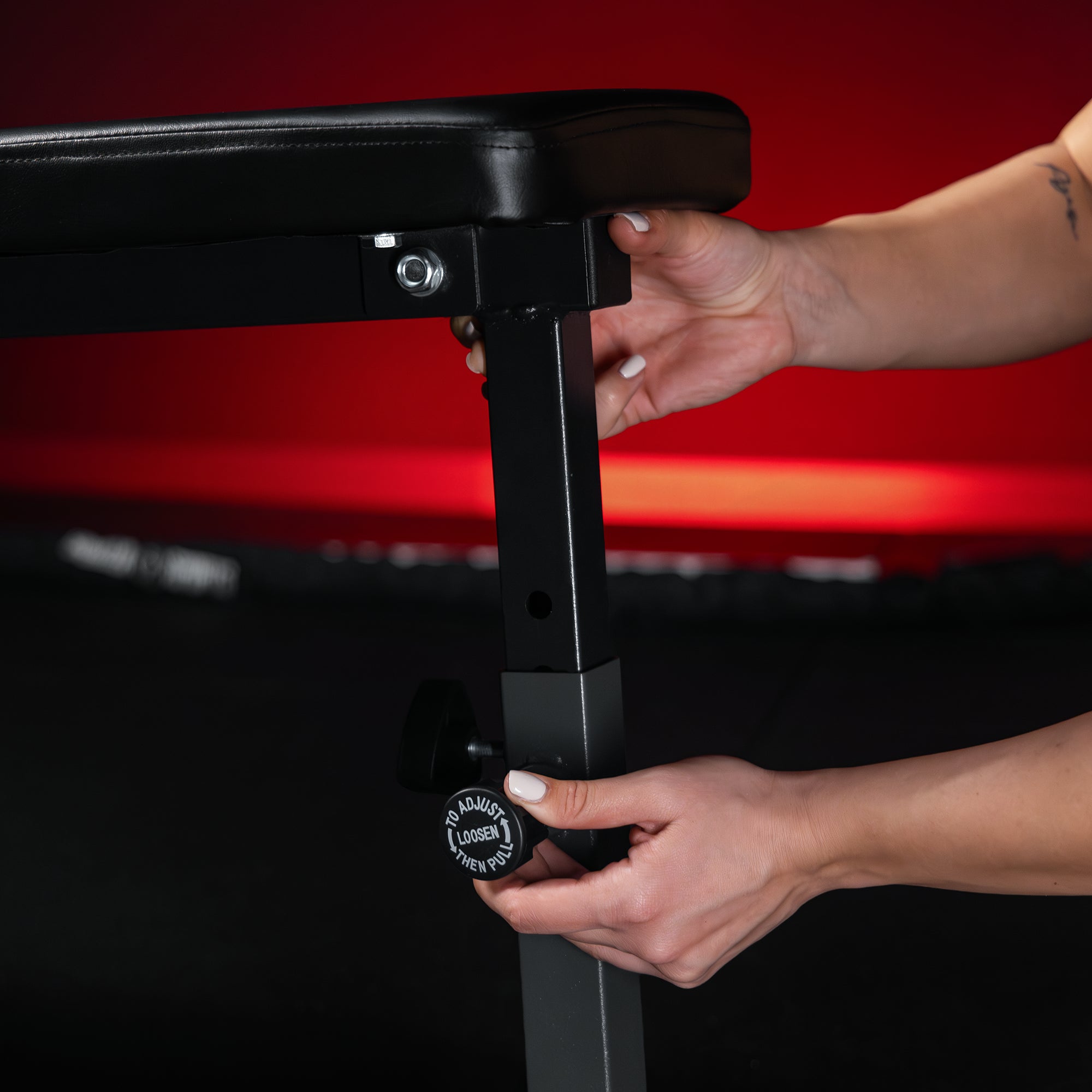 gyronetics-e-series-flachbank-verstellbar-44-56cm-hantelbank-200kg image 4