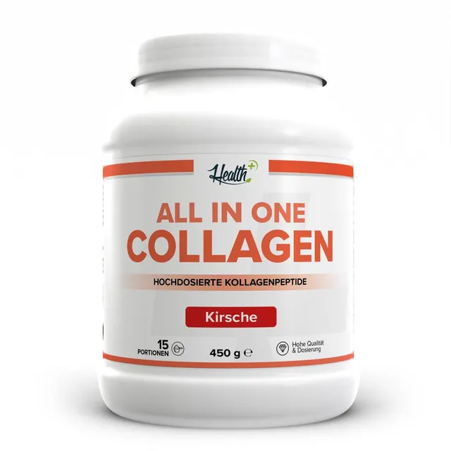 health-all-in-one-collagen-450g-kirsche-kollagen-pulver image 1