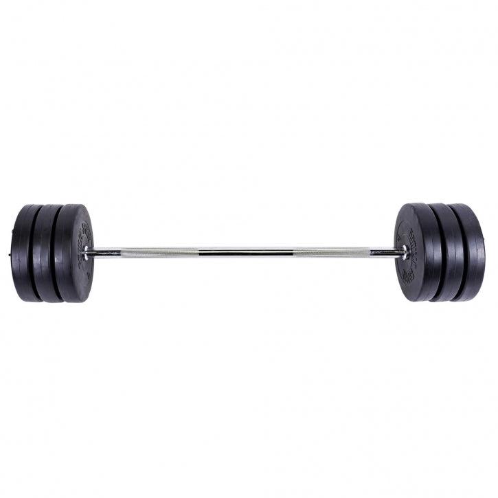 gorilla-sports-e-series-langhantel-set-38-kg-kunststoff-hantelset image 6