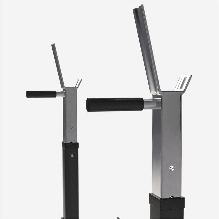 gyronetics-e-series-squat-rack-verstellbar-mit-ablage image 7