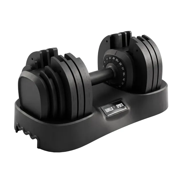 gyronetics-e-series-kurzhantel-verstellbar-25-kg-mit-ablage image 1