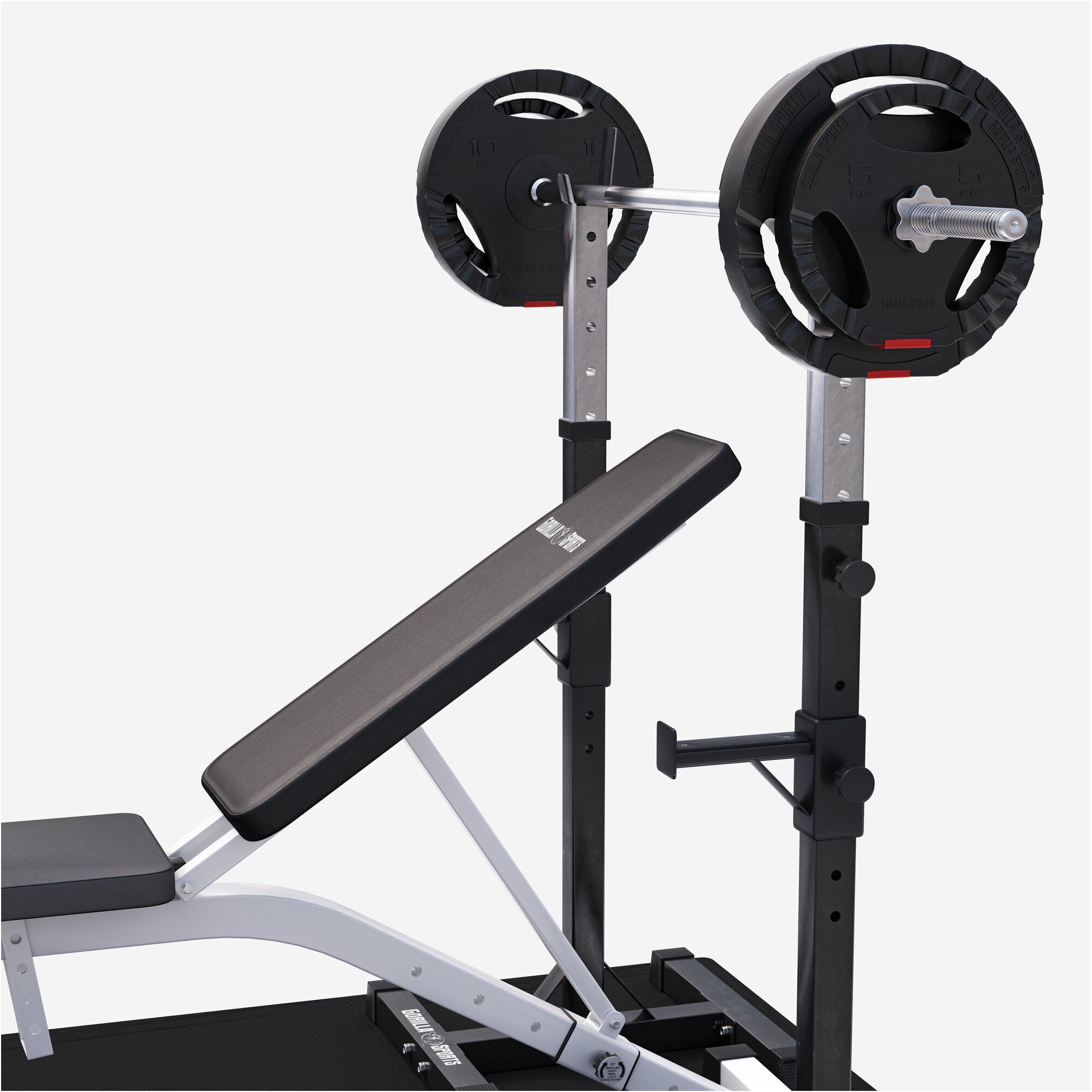 gyronetics-e-series-schr-gbank-squat-rack-langhantel-set-75-kg image 6