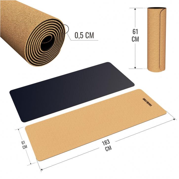 gyronetics-e-series-yogamatte-kork-0-5-cm-183x61-cm image 6