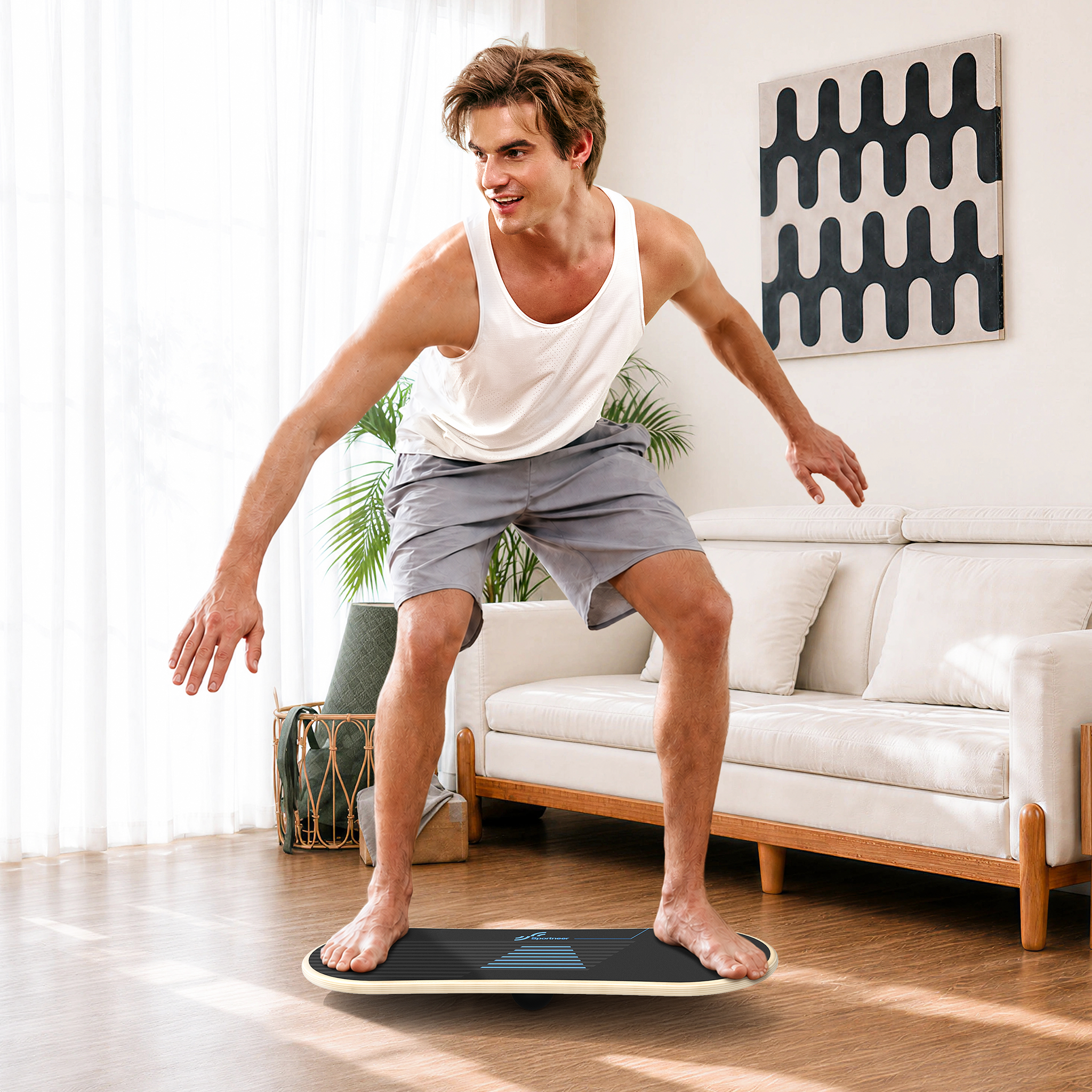 sportneer-balance-board-schwarz-blau-eva-birke-7-modi-core image 7