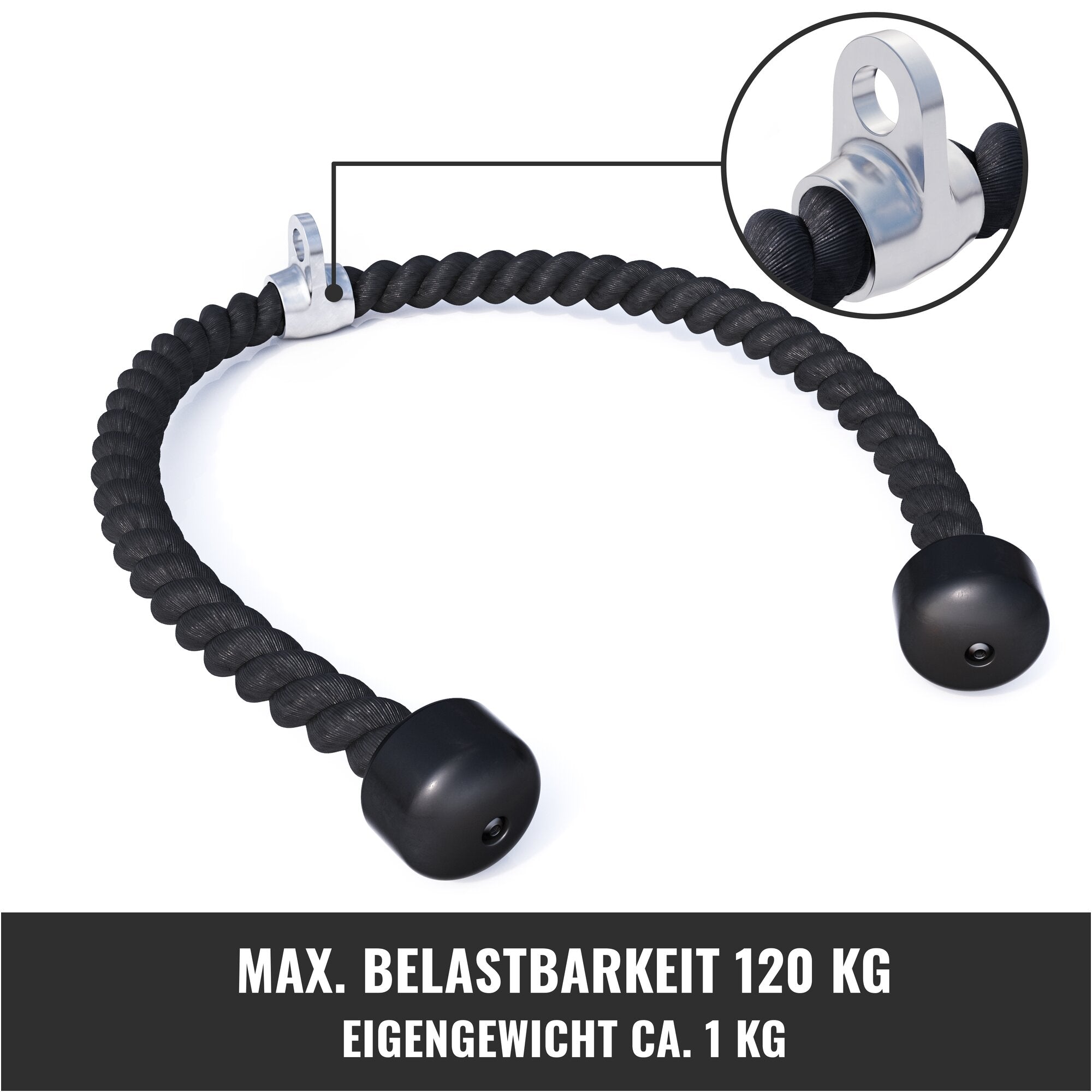 gyronetics-e-series-trizepsseil-nylon-68-cm-drehgelenk-chrom image 4