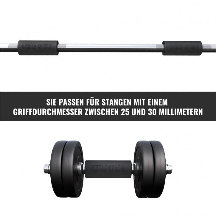 gyronetics-e-series-hantelgriffe-2er-set-silikon-schwarz image 4