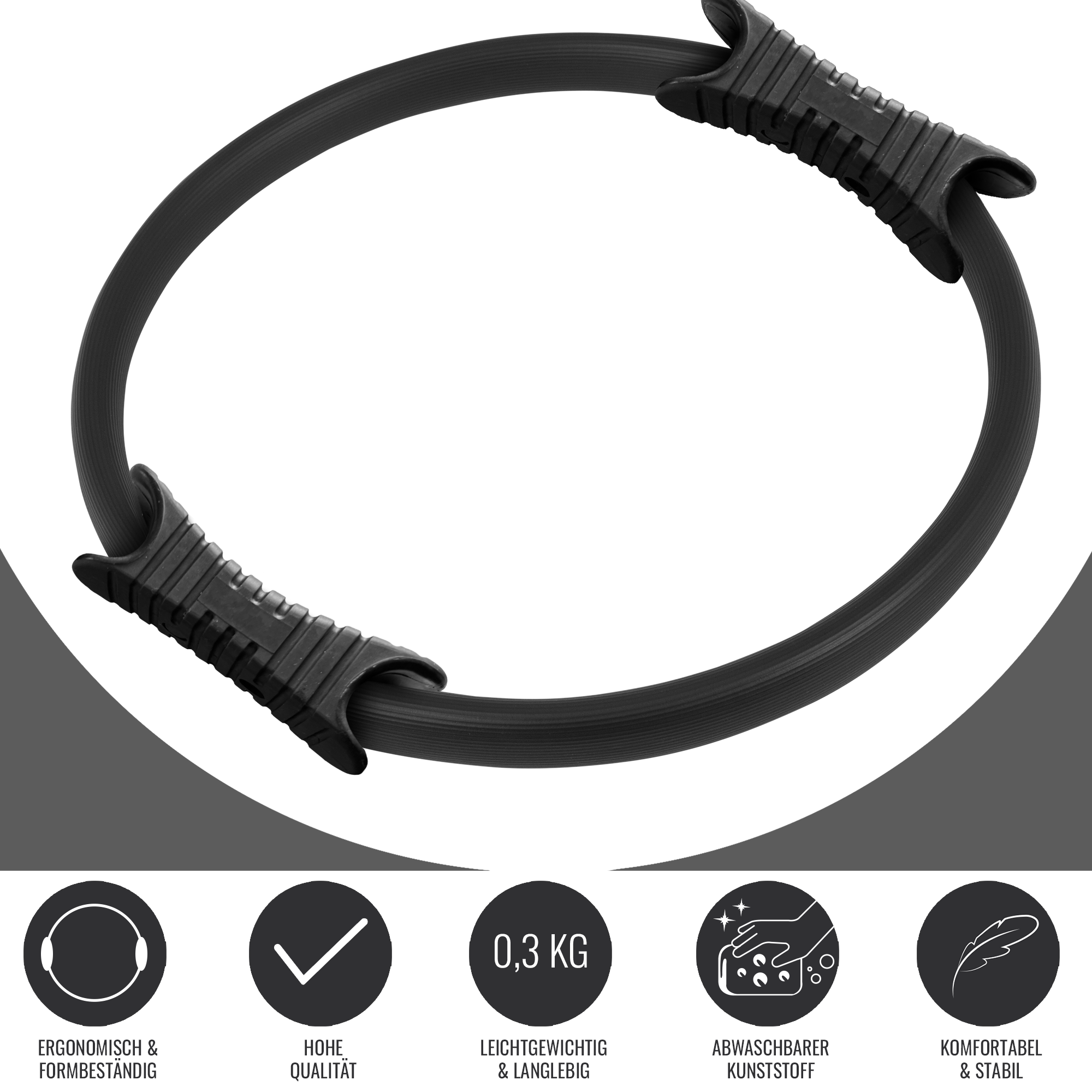 gorilla-sports-e-series-pilates-ring-gepolstert-39-cm-schwarz image 4
