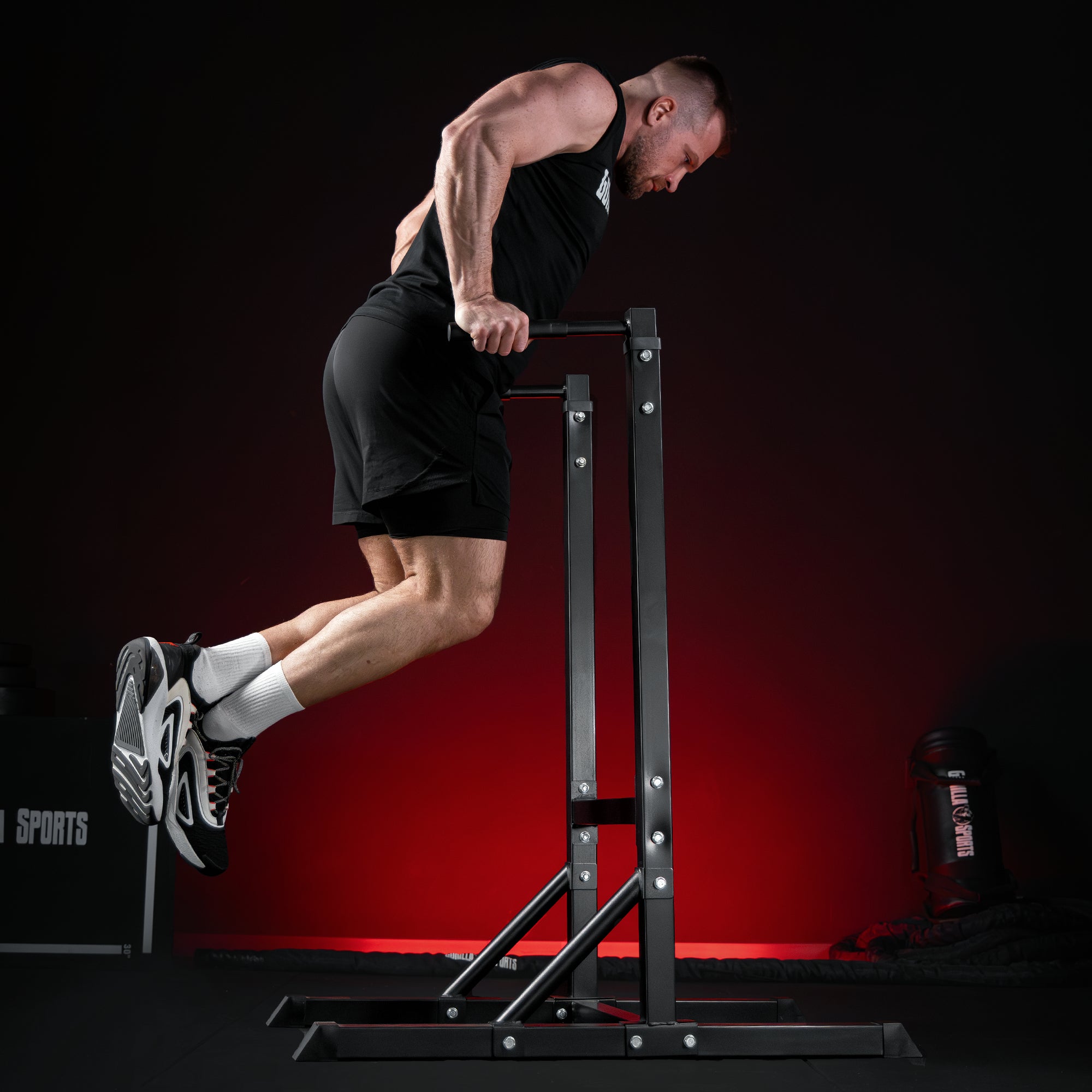 gyronetics-dip-station-freistehend-schwarz-150-kg image 2