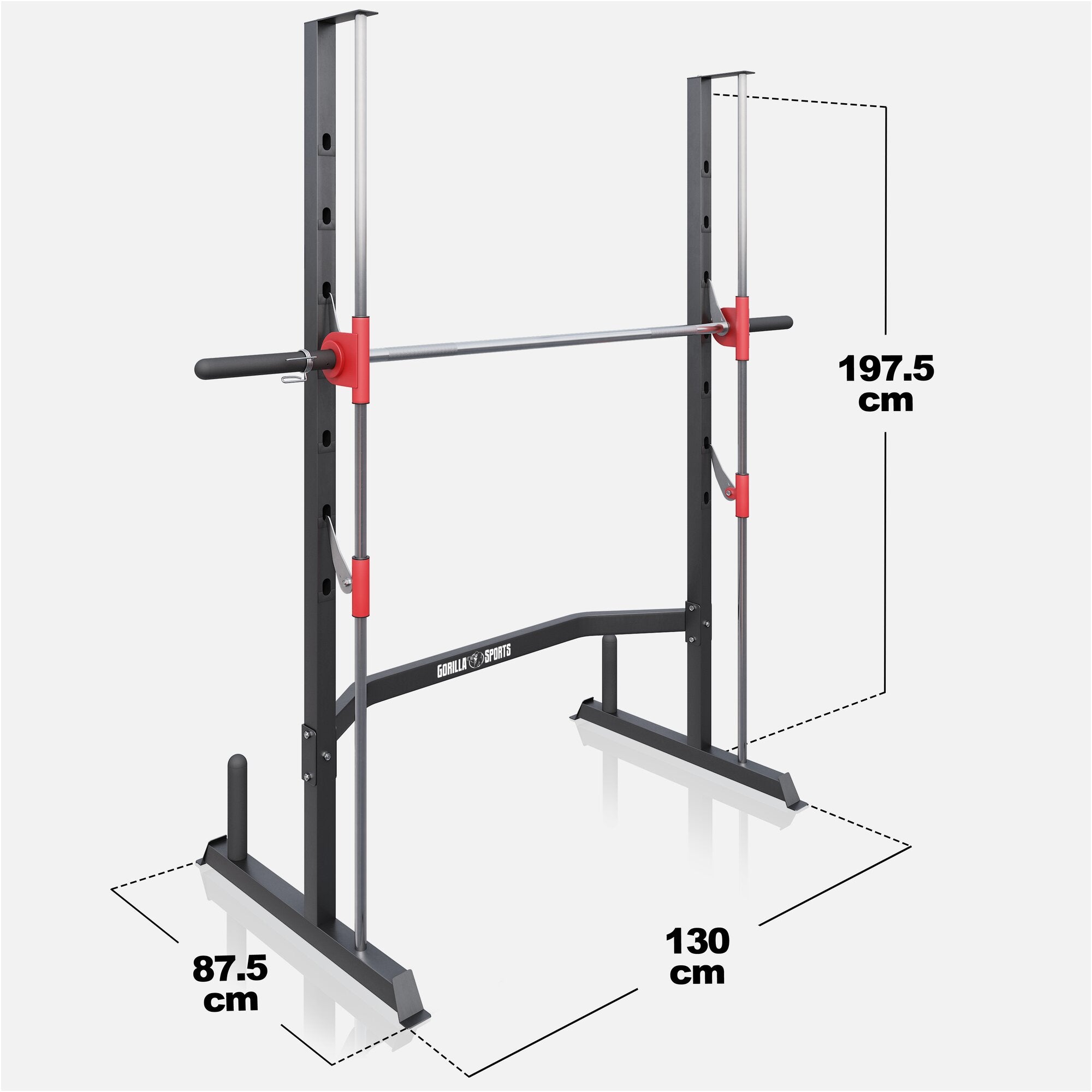 gyronetics-e-series-multipresse-rack-300-kg-mit-langhantel image 5