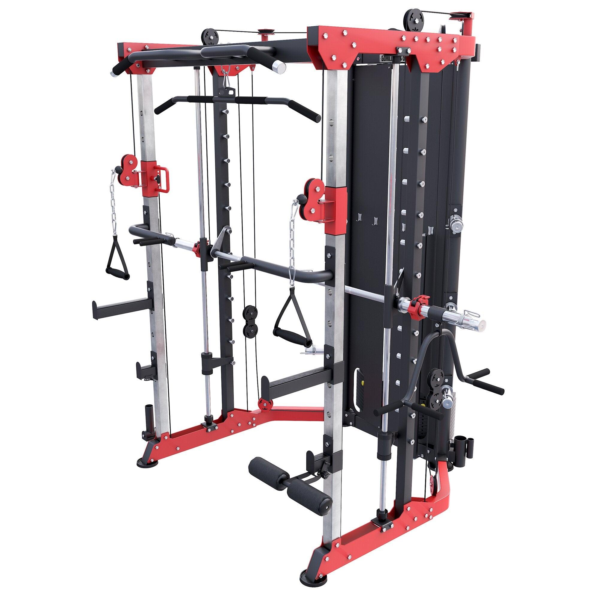 gorilla-sports-e-series-smith-machine-multipresse-mit-gewichten image 1