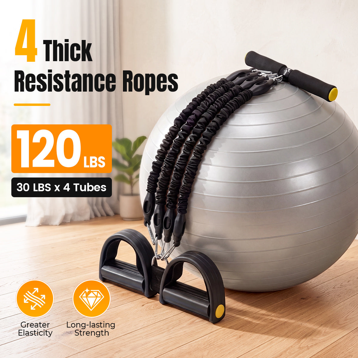 relife-resistance-bands-widerstandsband-set-4-in-1-120lbs-schwarz image 6