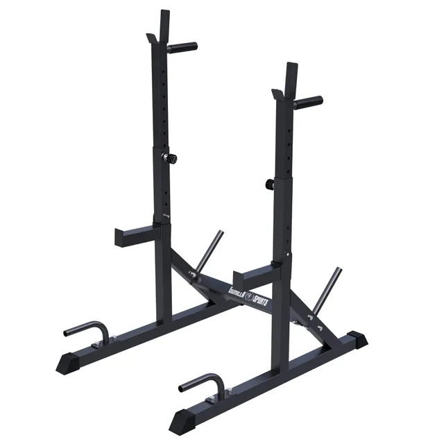 gyronetics-e-series-squat-rack-verstellbar-300-kg-mit-dip-griffen image 1