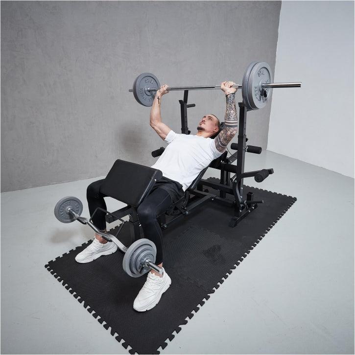 gyronetics-e-series-kraftstation-universal-108kg-home-gym-schwarz image 2