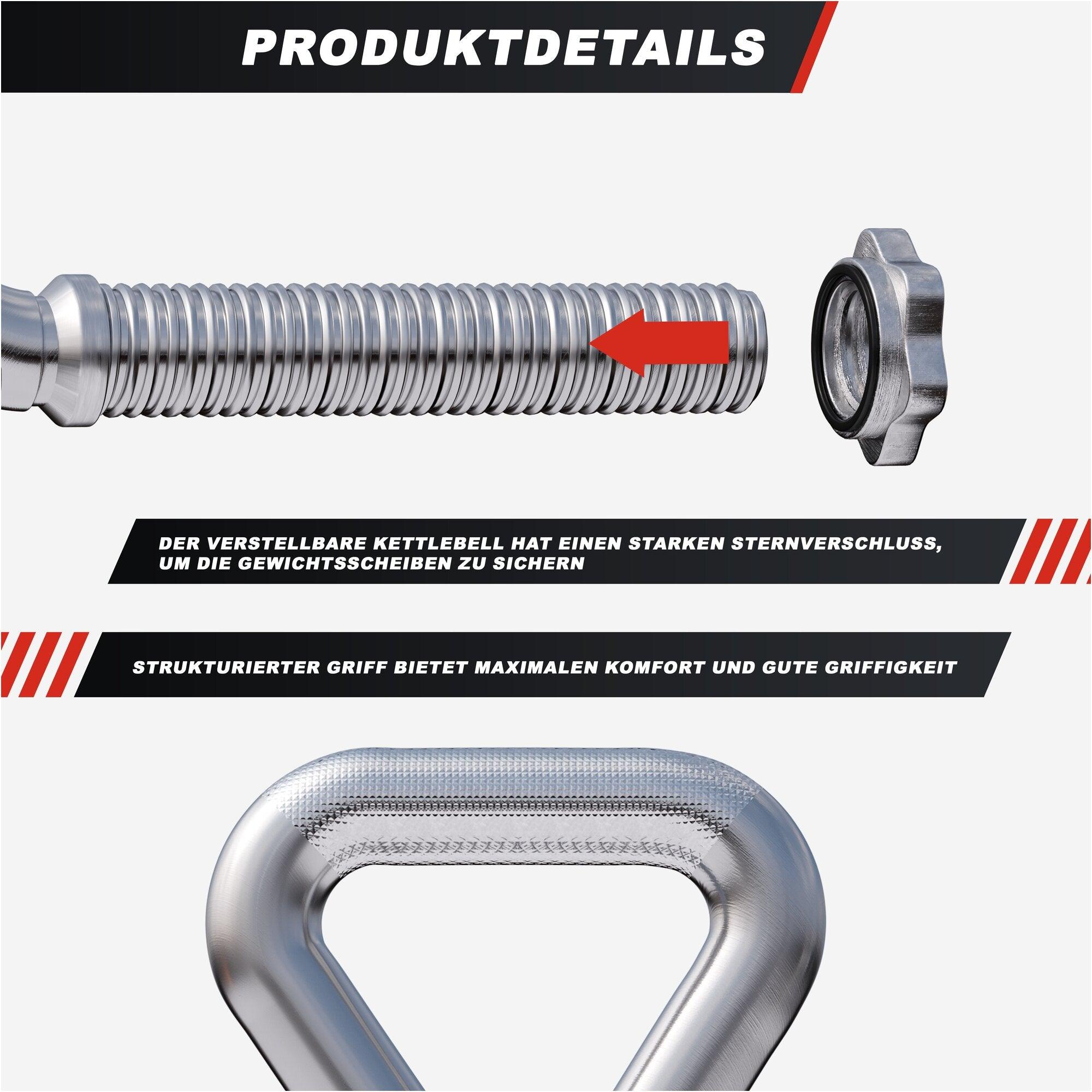 gyronetics-kettlebell-griff-chrom-verstellbar-3-3-kg image 3