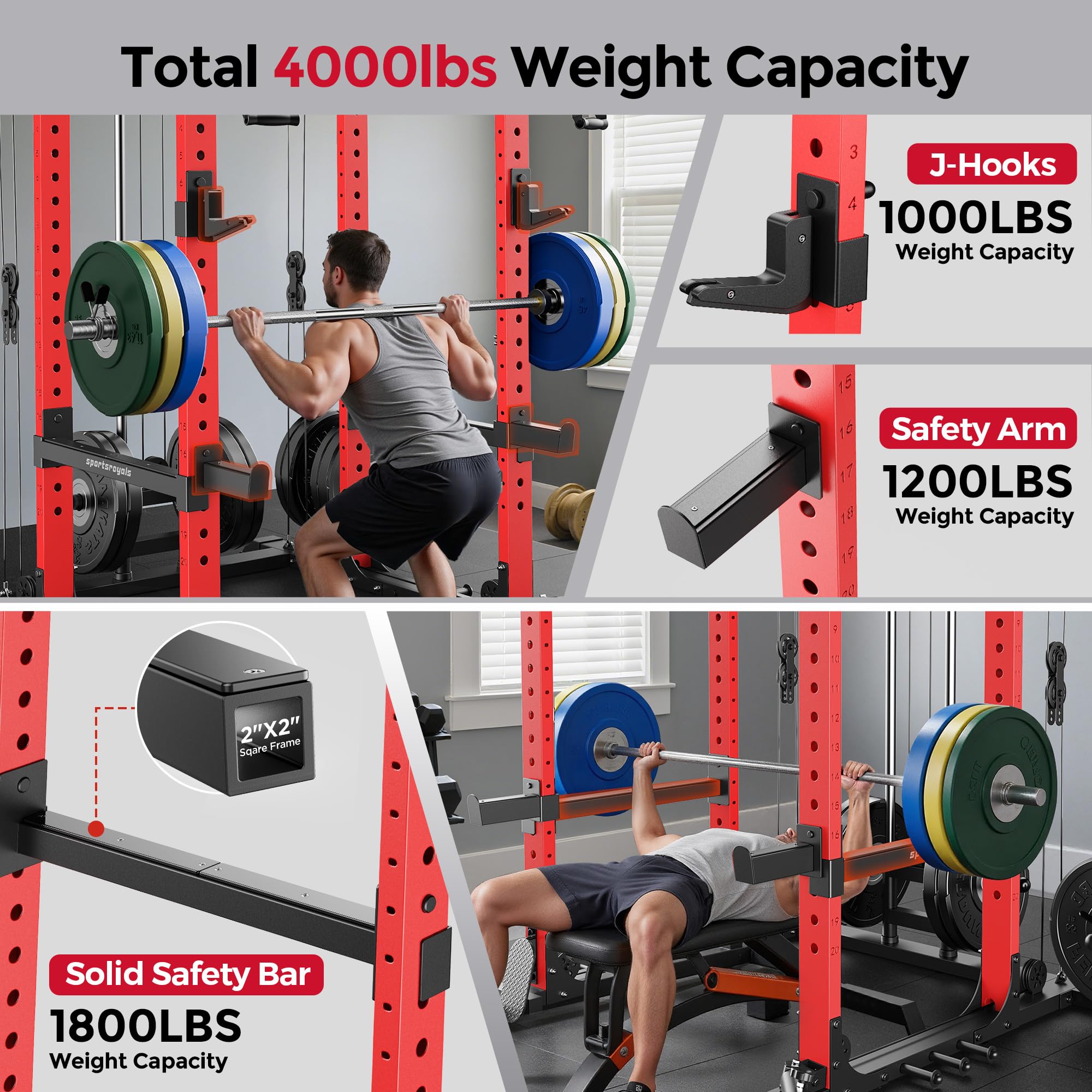 sportsroyals-power-cages-power-rack-kabel-crossover-rot image 3