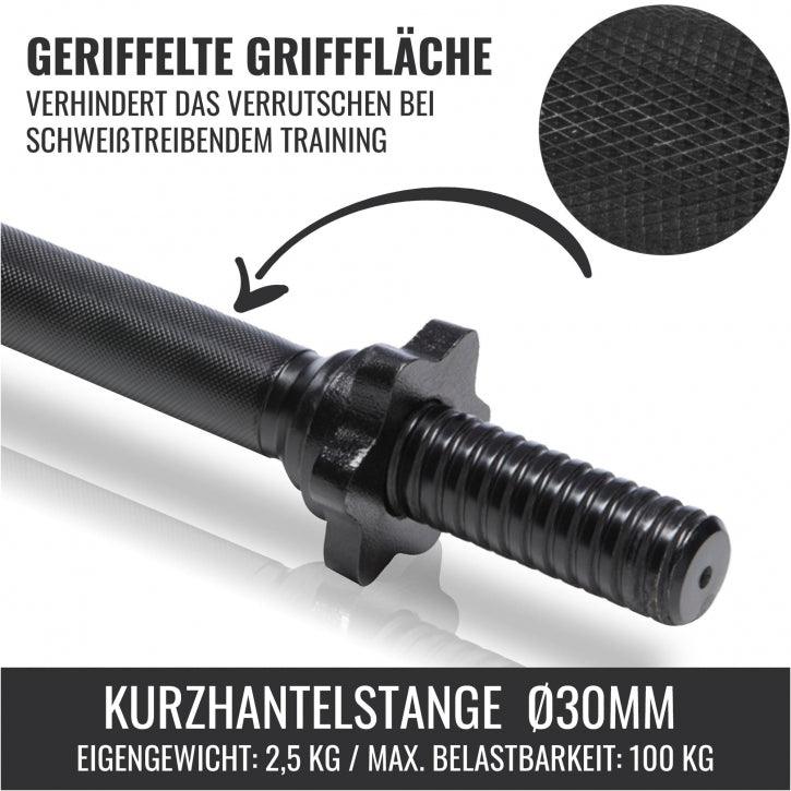 gyronetics-e-series-kurzhantelstange-35-cm-chrom-silber-30-mm image 7